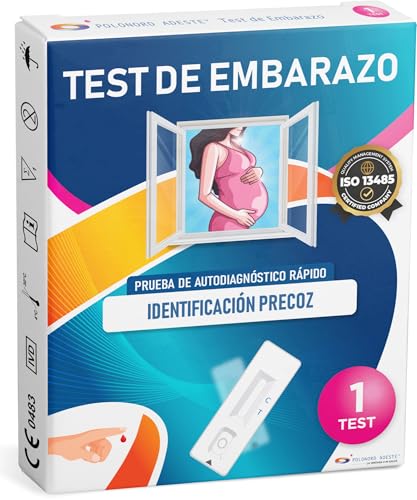 ADESTE TEST DE EMBARAZO TEMPRANO EN SANGRE – Test embarazo sangre casa: Prueba rápida y casera para la detección de la hormona hCG que indica un embarazo en curso