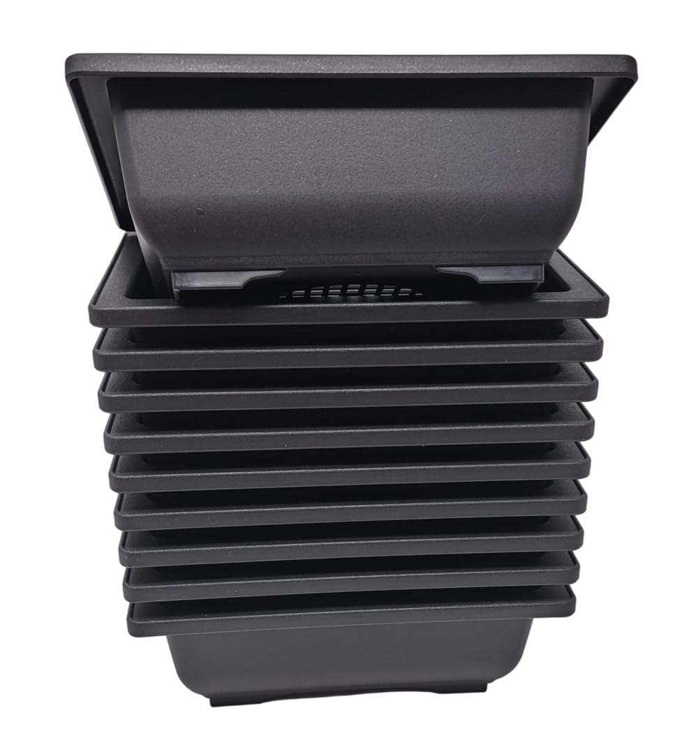 Grower’S Range Plastic Bonsai Training POTS Medium X 10 (22.5CM)
