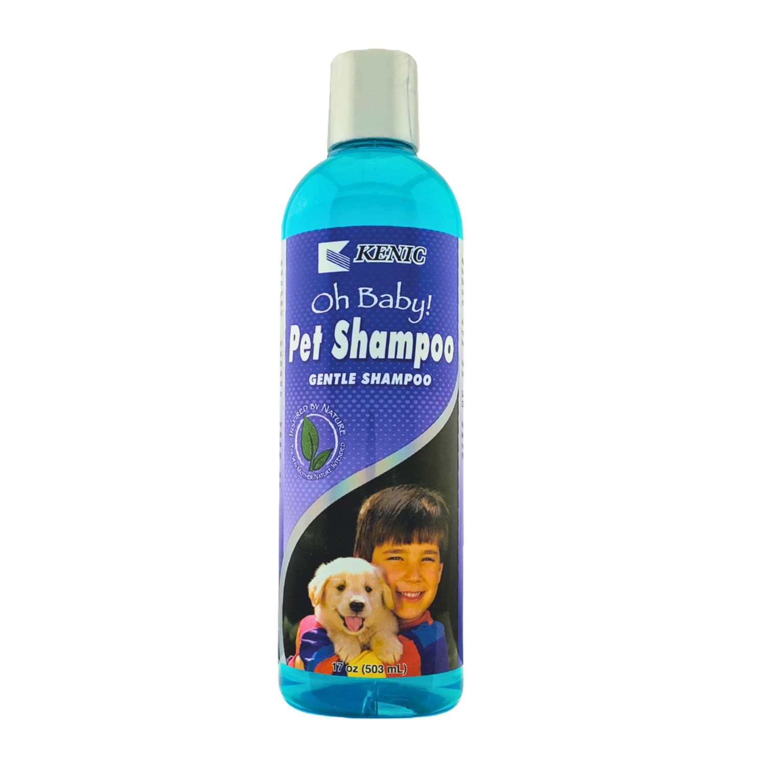 Kenic Oh Baby Gentle Puppy Shampoo – Tear-Free & Soap-Free Clean for Puppies and Sensitive Pets, Baby Powder Scent, Made in USA
