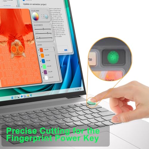 Protector de teclado para Dell Inspiron 16 y 14 negro miniatura 4
