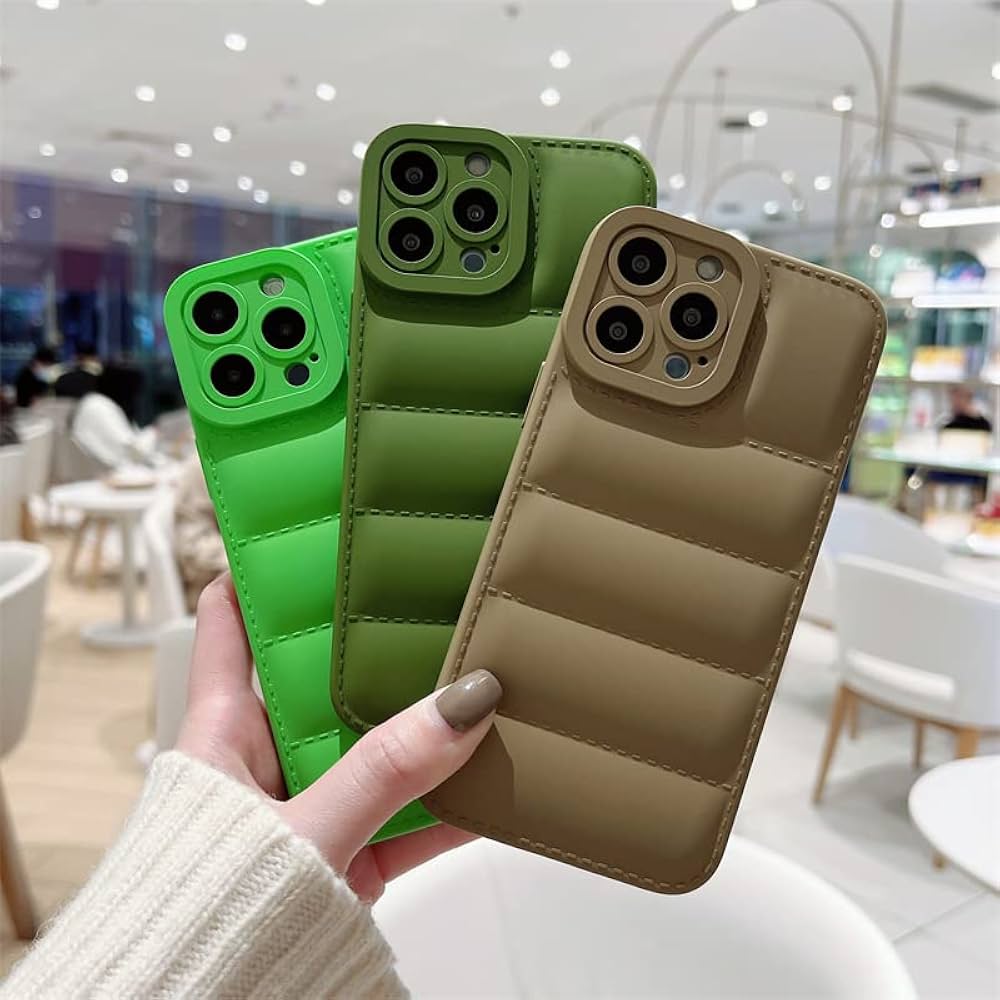 The Puffer Case 3D Puffer Down Jacket Phone Case for iPhone