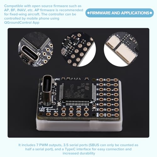 Controlador de Vuelo F4Wing Mini MK1 para Avión Fijo miniatura 4