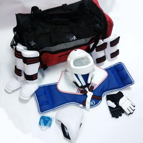 Tae Kwon Do Sparring Gear Set DELUXE SIZE LARGE (Size 4) MALE