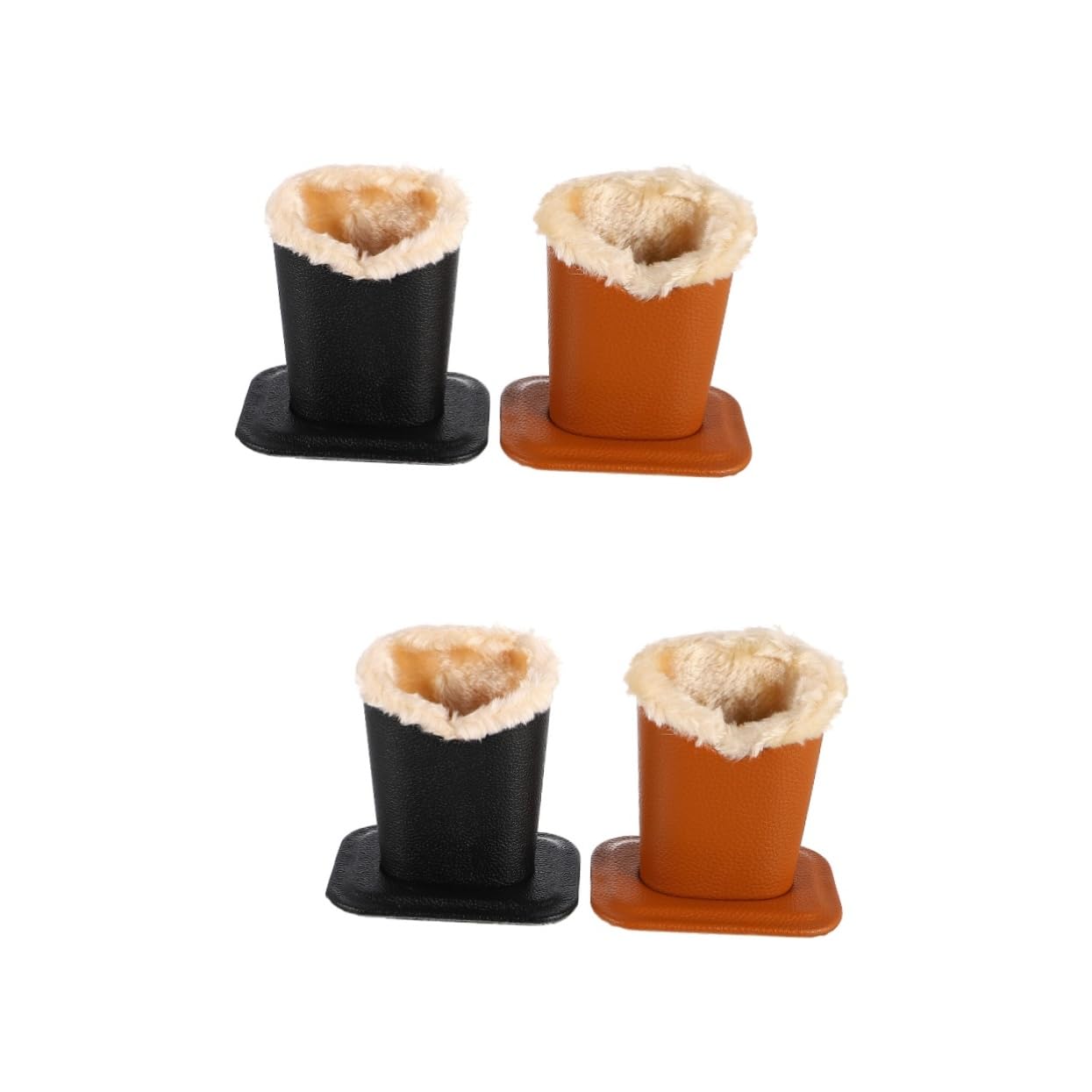 Support de lunettes rayé jaune noir Holibanna pour présentoir de table x4