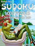 Famous Frog Sudoku 1,000 Puzzles, 500 Hard and 500 Very Hard: A Take A Break Series Book