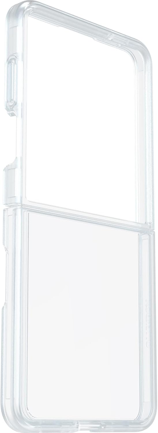 OtterBox Galaxy Z FLIP7 Thin Flex Series Case - Clear, Ultra-Slim, Hard case with Soft Edges, 5G and Wireless Charging Compatible