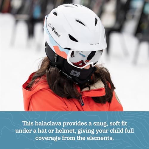 Turtle Fur Youth Comfort Shell UV MaxClava Lightweight Balaclava, Ages 7-122