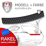 EXTREM ROBUST - Folie ist widerstandsfähig, hieb-, stoss- und kratzfest. Ein optimaler Ladekantenschutz für ihr Auto.