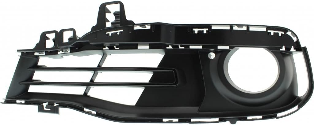 For BMW 320i/340i 2016 2017 2018 Fog Light Trim Driver and Passenger Side | Pair | Textured Black | w/Fog Light Type | Standard/Modem Line | Sedan/Hybrid/Wagon | BM1038180, BM1039180