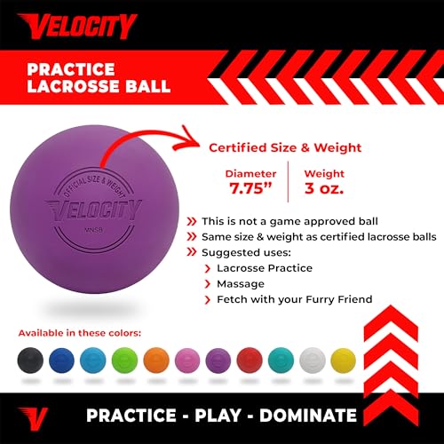 image for Velocity Practice Lacrosse Balls - 1, 2, 3, 6, 12, 18, 24, 36, 60 and 