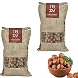 Giresun Plump In-Shell Hazelnuts, 100% Natural & Delicious, Organic, Additive-Free, Authentic Turkish Product, Geographical Indication Registered, (GİRESUN KABUKLU FINDIĞI), 1000g / 2.2 lb - PACK OF 2