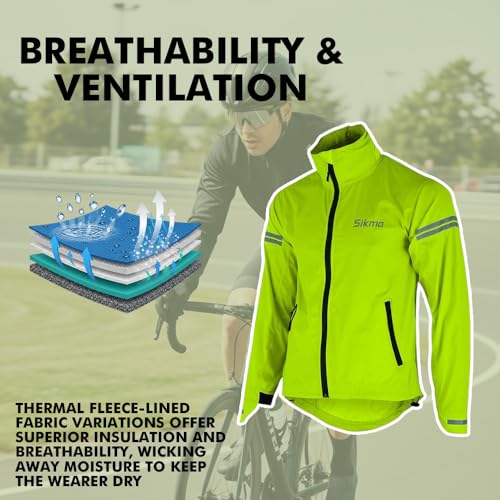 Chaqueta impermeable para ciclismo hombre talla XL miniatura 5