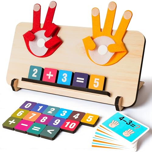 Image of Educational Math Learning & Activity Toys for Kids 3-5 | Interactive Early Brain Development Montessori Toys for 3-4 Years Old | Number Blocks for Toddlers 3,4 | Birthday Gift for Boys & Girls