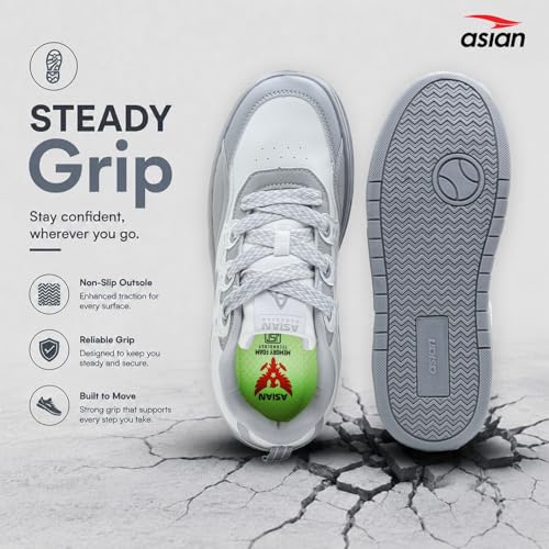 Image of ASIAN Mojo-05 Sneakers for Men | Stylish, Premium & Lightweight Casual Shoes for Boys | Ideal for Walking, Gym, Travel Comfortable & Durable Design
