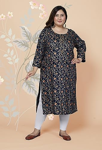 Image of Women's Plus Size Kurti Kurta (MEHKPLUS7 34)