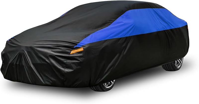 GUNHYI Car Cover for Coupe Sport Sedan Waterproof All Weather, Suitable for Porsche Boxster, Toyota 86/Supra, Nissan 370Z/350Z, Audi A3, Kia Spectra, Acura Integra, Dodge Viper etc.
