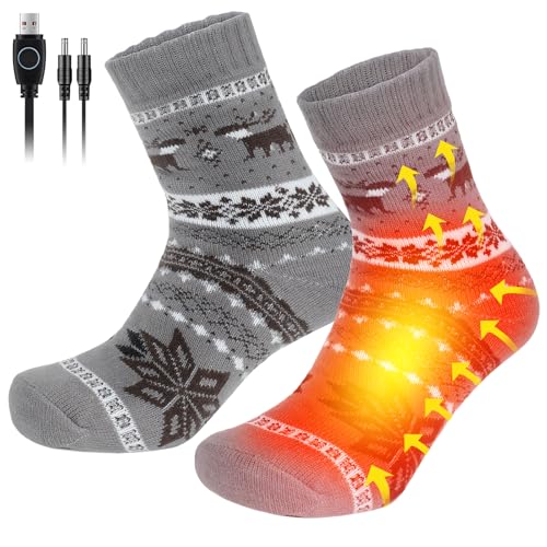 Coikes Calentadores de pies eléctricos 3 Niveles Ajustables...