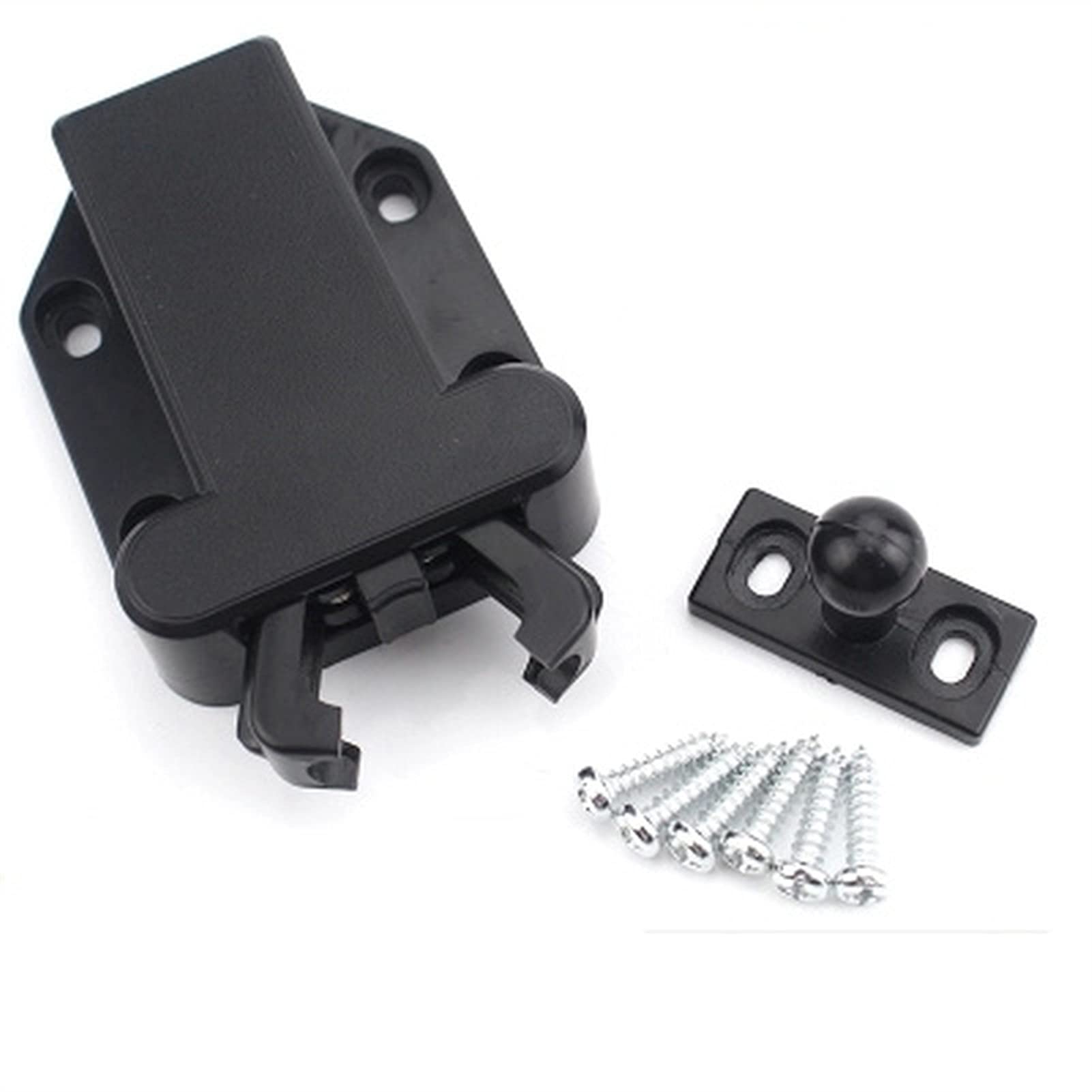 8 Pièces Serrure à Bille Plaque De Renfort De Porte Poignées De Porte D'Armoire De Cuisine