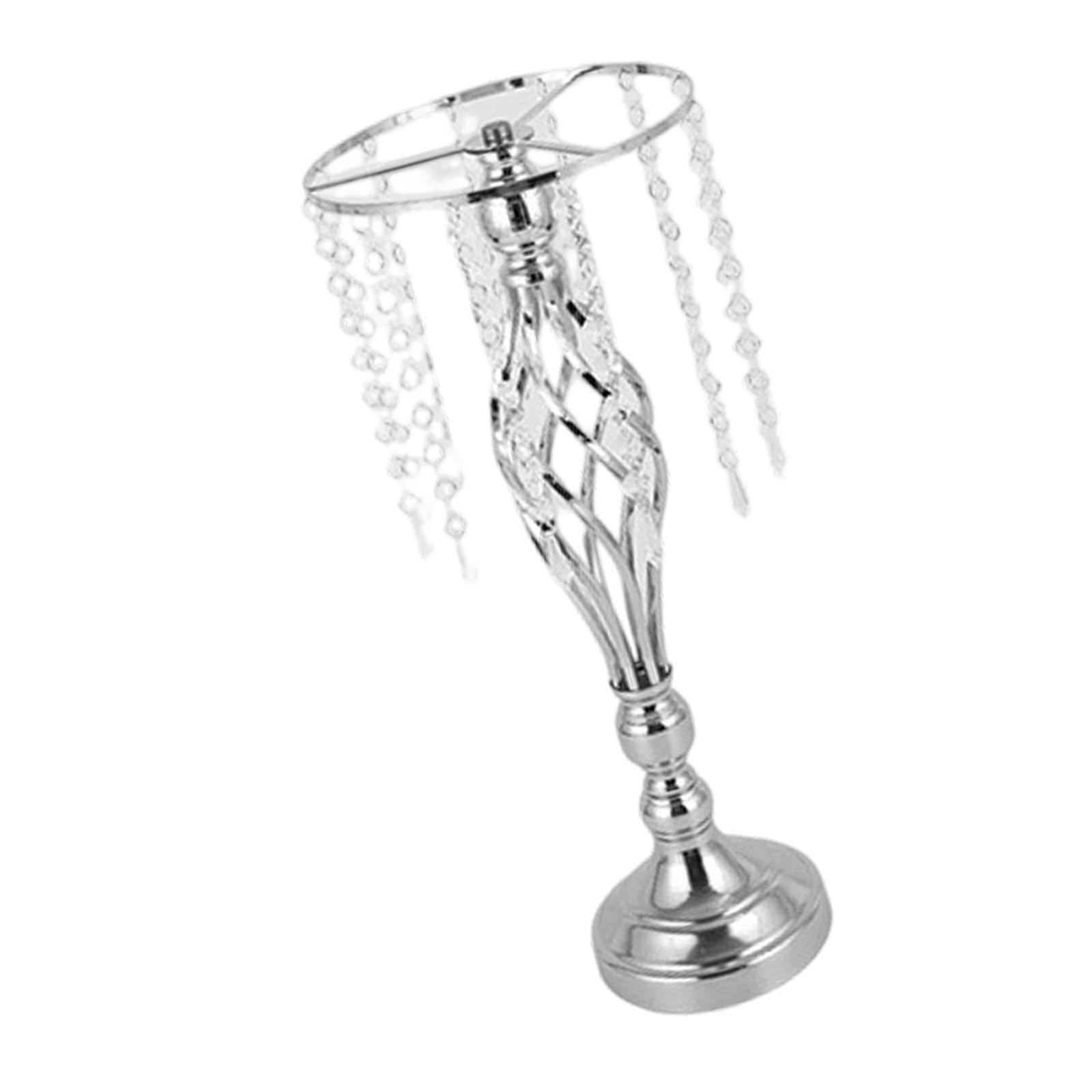 Osniyaw B Crystal Flower Stand, Metal Arrangement For Wedding, Party, Dinner, Centrepieces, Elegant Flower Vases Arrangement