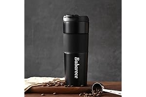 French Press Coffee Maker - Portable Travel Mug for Coffee, Tea, & Camping