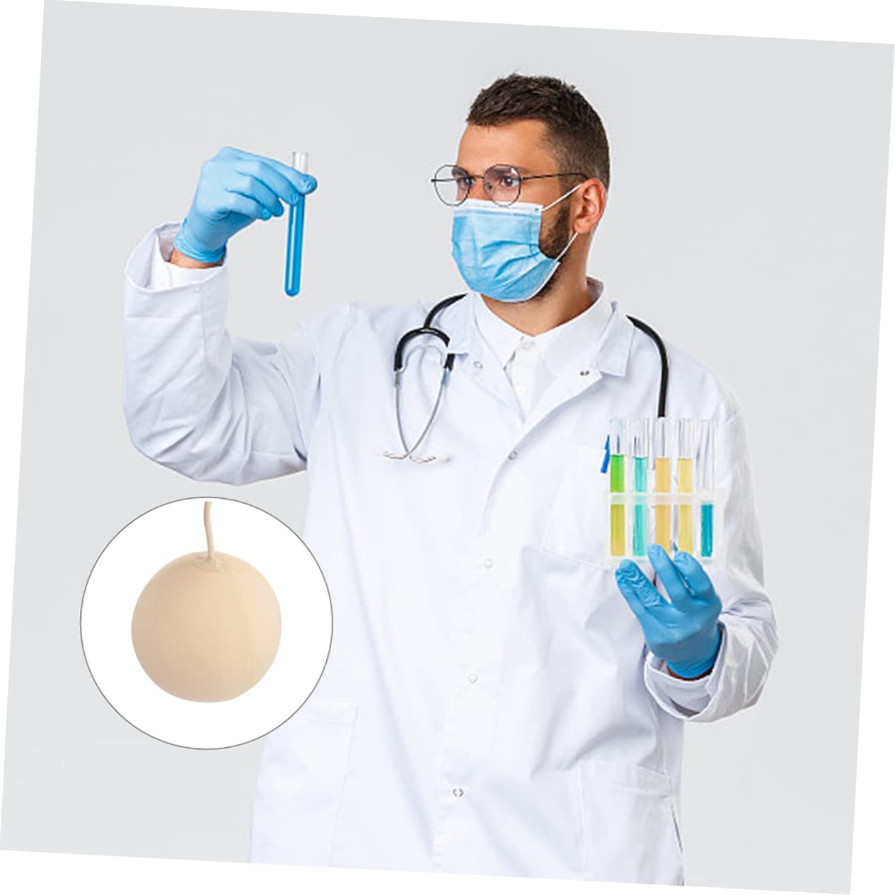 SOLUSTRE Campionatore Di Gas Riutilizzabile Naturale Con Sacca Per Campionamento Strumento Di Campionamento Pratico Per Laboratori e Attività All Aria Aperta