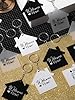 Sureio 18 Pcs House Acrylic Keychain Real Estate Agent Clear White Black Blank DIY Keychain New Home Welcome Home Housewarming Gift for Real Estate Agent Supplies, Gifts #3