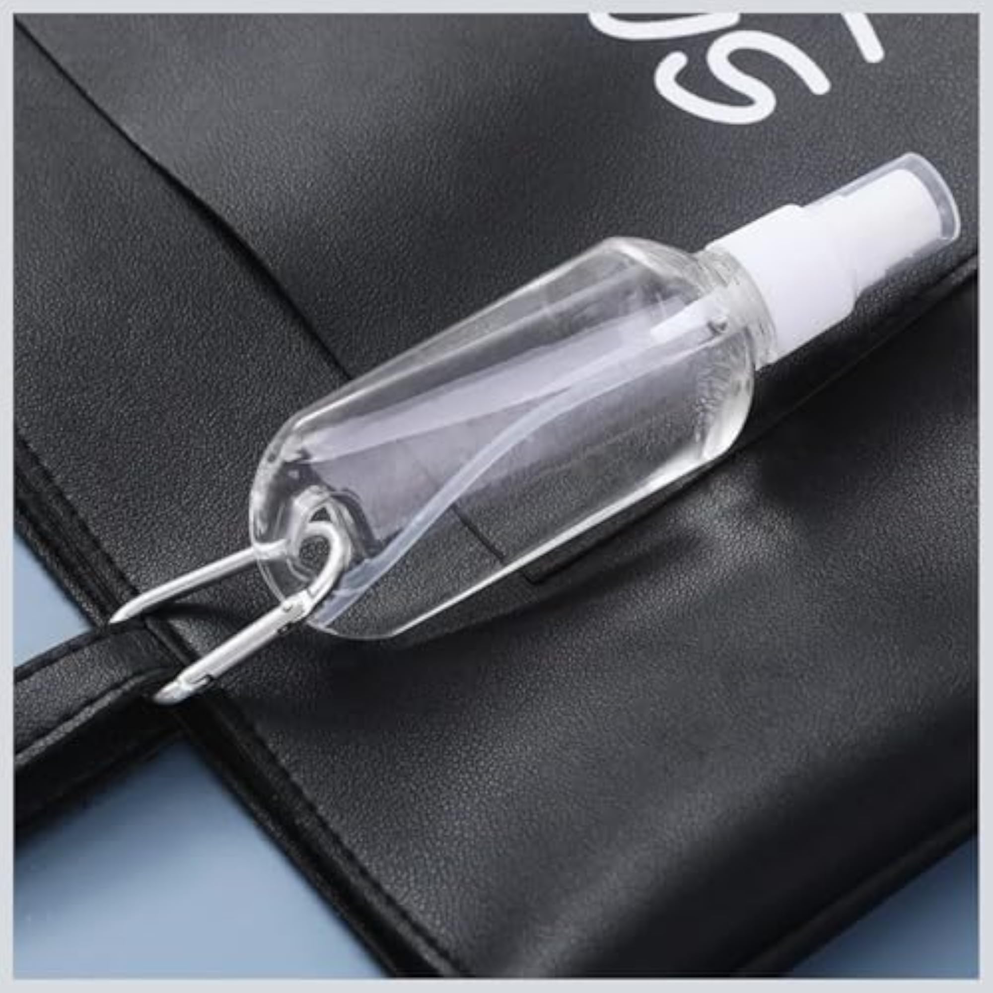 Clear Plastic Fine Mist Atomizer Spray Bottle, 50ml