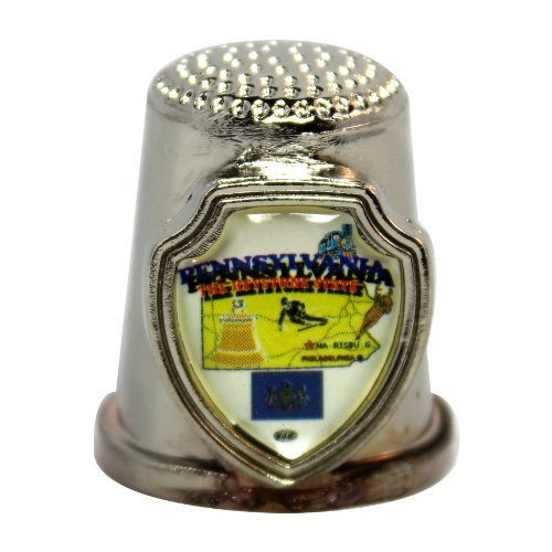 Souvenir Thimble - Pennsylvania