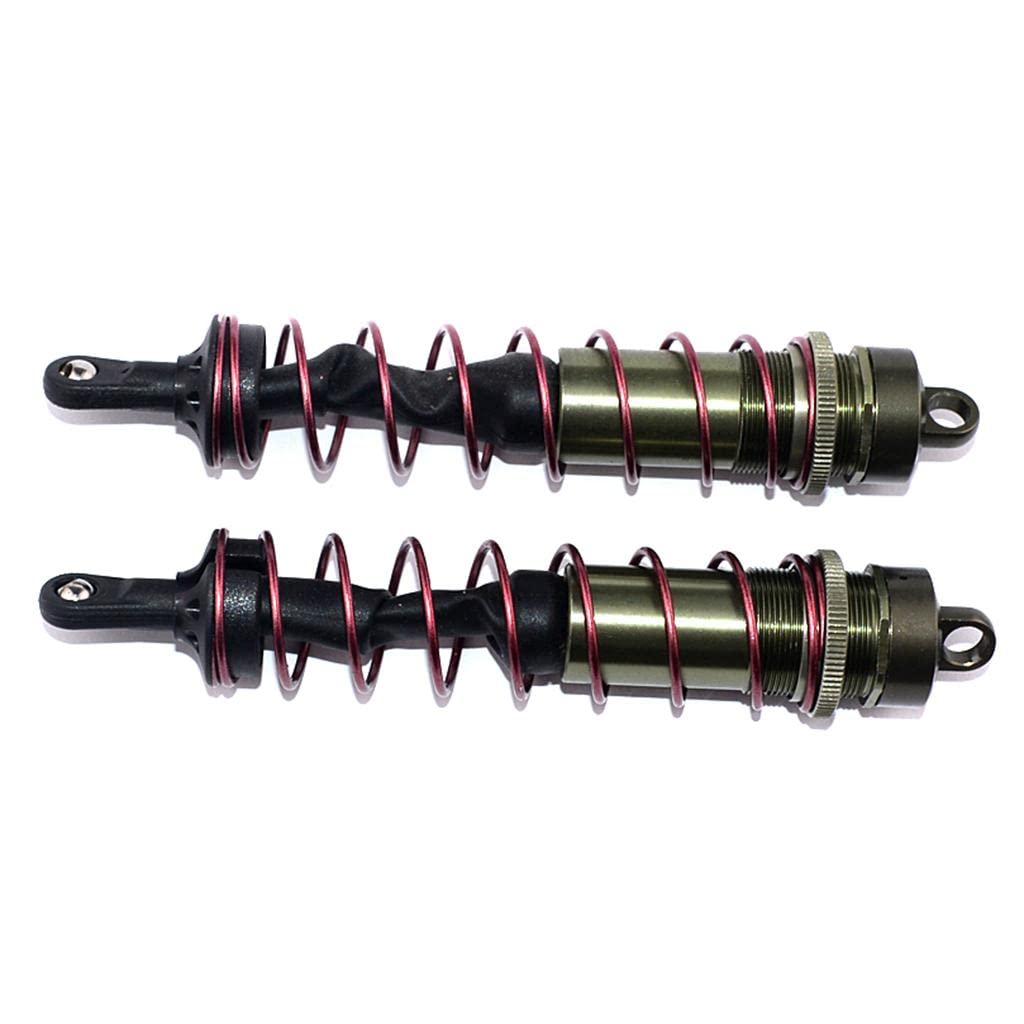 ATORSE 1 Pair Rc Vehicle Truck Rear Shock Absorber Damper for 1:8 Em Racing Hsp Hobao Refit Parts-image-4