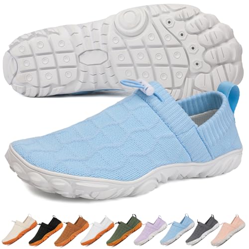 Hiking Barefoot Women's Water Shoes Athletic Workout Gym Footwear Beach Swim Shoes for Men Zero Drop Wide Toe Box Minimalist Sneakers Comfortable Outdoor Running Shoe