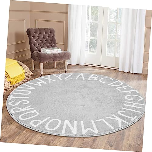 ibasenice Ronde Tapijt Ronde Kids Tapijt Baby Vloermatten Voor Kruipen Vloerkleed Keuken Tapijten Kinderbox Mat Activiteit Mat Pasgeboren Kinderen Spelen Tapijt Ronde Kruipen Tapijt - Afbeelding 3