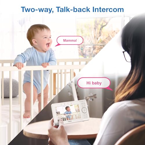 VTech Video Baby Monitor VM5263, 5" HD LCD, Pan-Tilt-Zoom, White - image 6