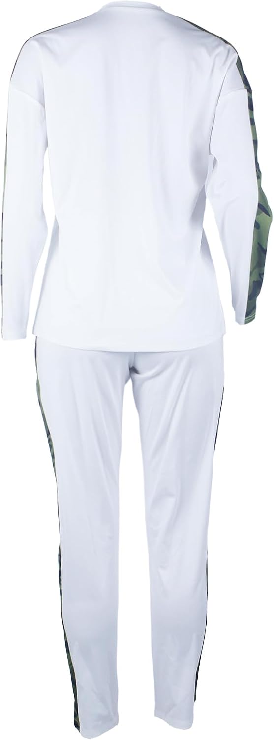 2 Piece Outfits for Women Fall Long Sleeve Lounge Wear Set with Pattern Sexy Slim Fit Lounge Wear Casual - Image 6