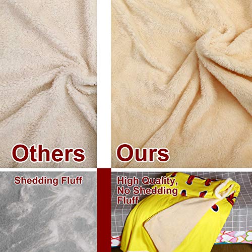 SKOLOO Softball Flannel Fleece Throw Blanket, Warm Fluffy Cozy Soft TV Bed Couch Sport Fans Boys Teens Gift Blanket Comfy Microfiber Velvet Plush Throw,Kids 50\" x 60\" - Thumbnail 5