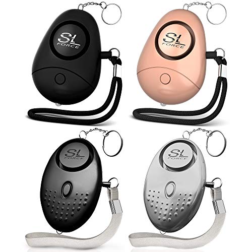 SLFORCE Personal Alarm Siren Song - 130dB Safesound Personal Alarms for Women Keychain with LED Light, Emergency Self Defense for Kids & Elderly. Security Sound Whistle Safety Siren
