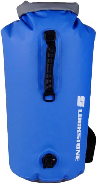 Floating Dry Bag for Boating Fishing Swimming Camping - Water Sports Gear Organizer,Nylon Polyester Material, Watertight Fastener, Outdoor Accessory Phone Camera MP3 Case with - Blue, 35L