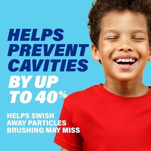 Image of ACT Kids Anticavity Fluoride Rinse Wild Watermelon 16.9 fl. oz. Accurate Dosing Cup, Alcohol Free | Sugar free and alcohol free mouth rinse for children, strengthens teeth, reduces occurrence of cavities, maximum OTC fluoride