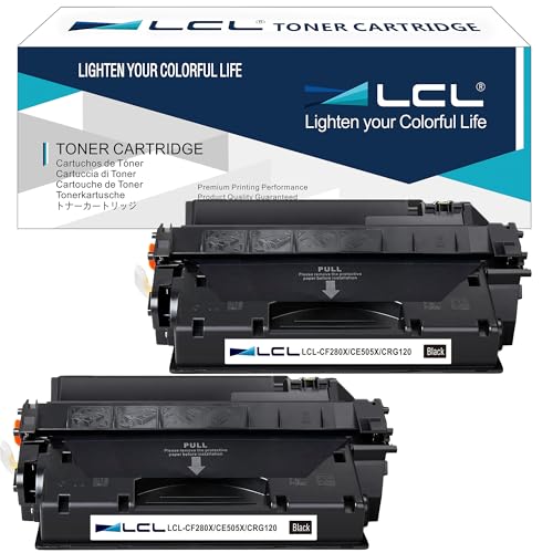 Toner CF280X compatible HP LaserJet Pro 400 M401dn noir lot de 2 cartouches