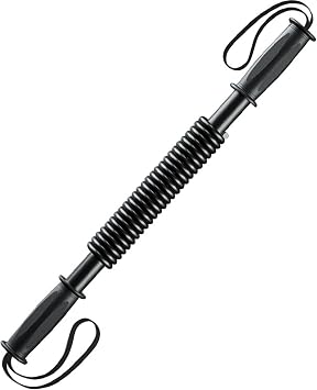 Spring Power Twister Bar, Upper Body Exercise, Fitness Workout Equipment, Chest Expander Strength Training for Muscle Pulling