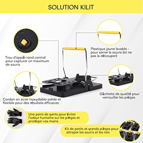 Piege a rat et souris professionnel reutilisable pour interieur et exterieur - 3