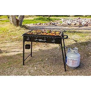 Csgdl0590 the highland 4 burner portable griddle large black  urban country home decor