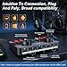 Podcast Equipment Bundle for 2 Mic Tiktok Video Content Creator Kit, Audio Interface DJ Mixer Sound Card/Board Condenser Microphone for Studio Smartphone/PC/Laptop Broadcast Recording/Live Stream