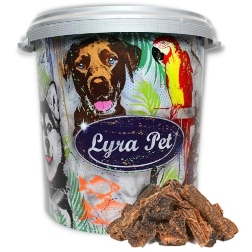 Lyra Pet® 5 kg Rindereuter 5000 g Euter getrocknet Kausnack Hund in 30 L Tonne