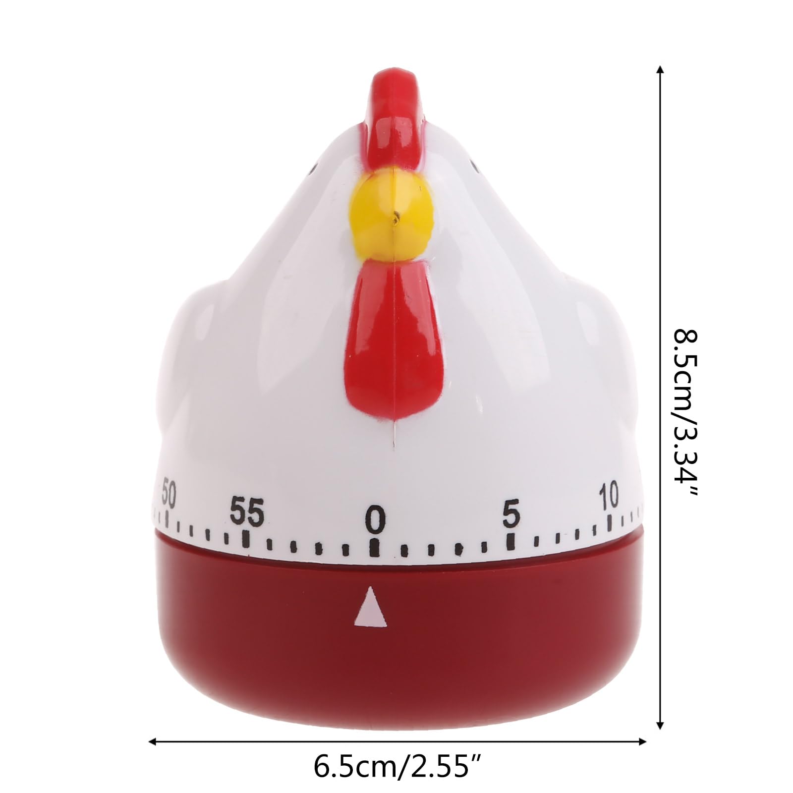Timer Da Cucina A Forma Di Pollo - Conto Alla Rovescia 60 Minuti, Allarme Forte, Design Simpatico E Funzionale, Regalo Per Appassionati Di Cucina (Nero)