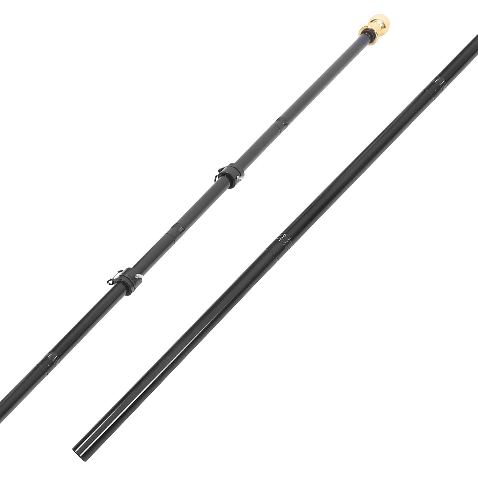 Angoily Asta Bandiera in Acciaio Inossidabile 180 CM 5 Sezioni Supporto Girevole per Esterni Resistente alla Ruggine e Smontabile per Giardino Veranda Casa
