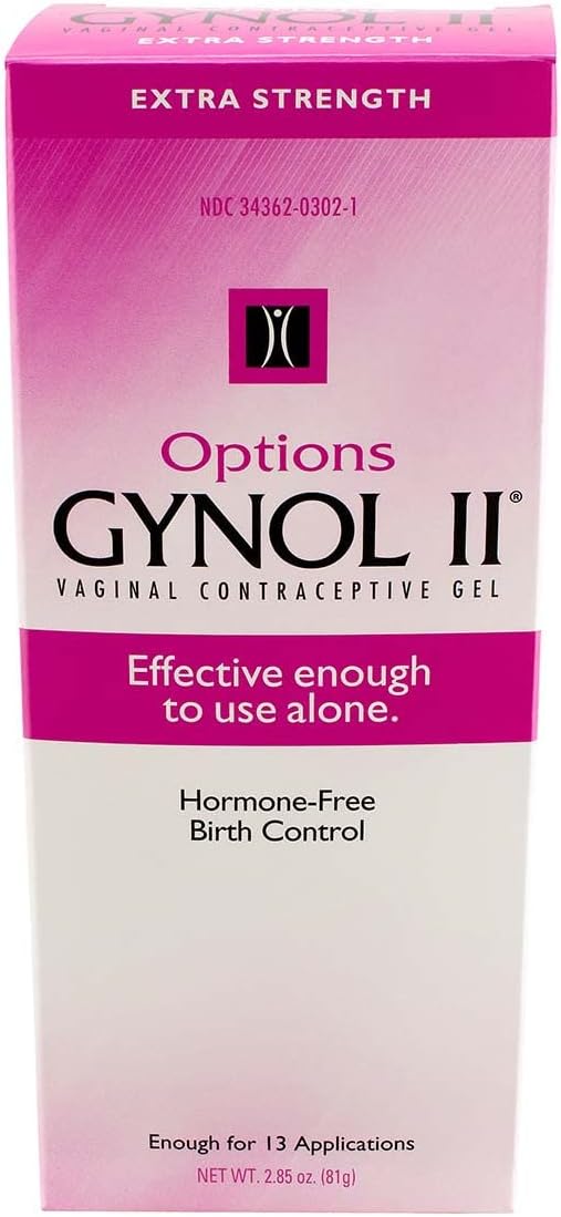 VaginalContraceptive Gel Extra Strength (Pack of 2)