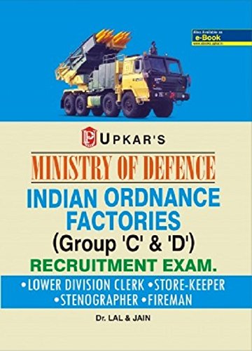 Indian Ordanance Factories Group 'C' & 'D' Recruitment Exam