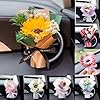 Car Air Vent Aromatherapy Mini Dried Flower Bouquet with Diffuser Clip - Conditioning Outlet Perfume Decoration and Auto Interior Accessories #1