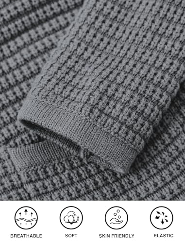 PRETTYGARDEN Women Knit Cardigan Sweaters Fall Fashion Long Sleeve Open Front Button Down Trendy Casual Jacket Winter Clothes