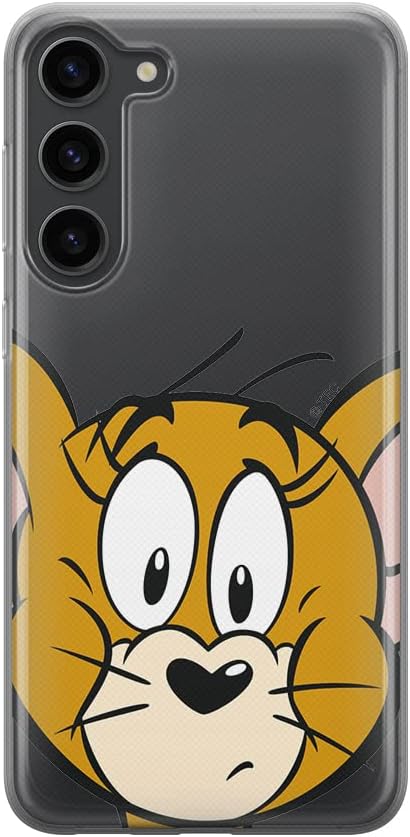 ERT GROUP Mobile Phone case for Samsung S23 Original and Officially Licensed Tom & Jerry Pattern 012 optimally adapted to The Shape of The Mobile Phone, Partially Transparent